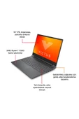 HP Victus 16-R0071NT GTI2TB Intel Core i7 13700H 32GB 2TB SSD RTX4070 Freedos 16.1” FHD 8V898EA - 4