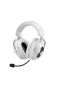 logitech G PRO X 2 LIGHTSPEED Kablosuz DTS:X Headphone 2.0 - 7.1 Surround Ses Oyun Kulaklığı - Beyaz thumbnail 1