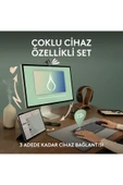 logitech Pebble 2 Set Çoklu Cihaz Özellikli Sessiz Kablosuz Türkçe Q Klavye ve Mouse Seti - Pembe - 3