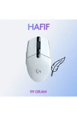 logitech G G305 Lightspeed 12.000 Dpı Kablosuz Beyaz Oyuncu Mouse - 910-005292 thumbnail 5
