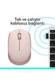 logitech M171 USB Alıcılı Kablosuz Kompakt Mouse - Pembe thumbnail 7