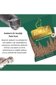 BLUECATS Çam Peleti sürüngen Kumu Net 2.5 Kg - 5 Lt - Topaklanmayan %100 Organik Cam Peledi - 4