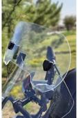 MASTERPOL Deflektör Model 3 Rüzgar Saptırıcı Siperlik Şeffaf Motor Camı Cam Uzatma thumbnail 3