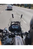 MASTERPOL TVS uyumlu Deflektör Rüzgar Saptırıcı Siperlik Şeffaf Motor Camı Cam Uzatma MODEL 2 - 2