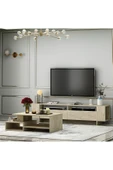 Betroya Angel TV Ünitesi ve Dux Orta Sehpa Salon Takımı - Traverten thumbnail 6
