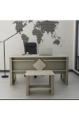 Betroya Boss Sehpali Ofis Masası, Büro Takımı, Çalıma Masası, Sehpa (Sandalye ve Aksesuarlar Dahil Değildir) - 7