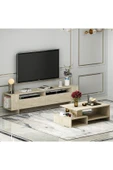 Betroya Angel TV Ünitesi ve Dux Orta Sehpa Salon Takımı - Traverten thumbnail 1