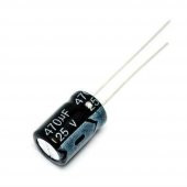 470MF 25V - 470UF 25V Elektrolitik Kondansatör 8X11 20 Adet - 1