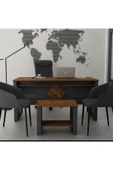 Betroya Boss Sehpali Ofis Masası, Büro Takımı, Çalıma Masası, Sehpa (Sandalye ve Aksesuarlar Dahil Değildir) - 1