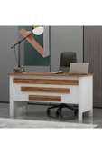 Betroya Orion Ofis Makam Çalışma Masası Beyaz Kemençe (Sandalye Dahil Değildir) - 3