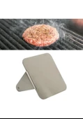 Özbir Çelik Smash Burger Hamburger Presi 16 Cm Kare 304 Kalite - 3