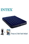 Intex Çift Kişilik Şişme Yatak Kamp Ve Misafir Yatağı 137x191x25 Cm - 1