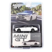 Eğitici Çocuk Mini GT 1/64 BMW i7 xDrive60 Alpine White / Black Sapphire - Blister Paket - 2