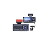 Vehicle 3 Kameralı Araç İçi Kamera Sd Kart Destekli Kamera A98 - (Hafıza Kartı Dahil Değildir) - 2