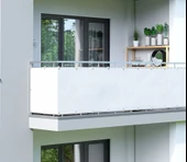 Ceylan Home Balkon Demiri Perdesi Bağcıklı Her Ölçüde Özel Dikim Krem - 2
