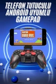 Joystik Gamepad Bluetooth Telefon Tutucu Oyun Kolu Telefon Android Uyumlu thumbnail 1