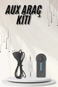 Yeni Nesil Bluetooth Aux Araç Kiti Siyah TV Tablet Telefon Araç Araba thumbnail 1