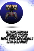 Yeni Nesil X3 Gamepad Android Uyumlu Telefon Tutucu Özellikli Joystick thumbnail 2