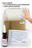 10 ml Kumaş Mürekkebi, Kıyafet Kaşesi, Elbise Kaşesi, Okul Kaşesi Yedek Mürekkep 1 Adet - 2