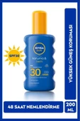 SUN SPF30 Güneş Koruyucu ve Nemlendirici Vücut Spreyi 200ml, Suya Dayanıklı, Anında UVA UVB Koruması - 1
