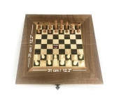 Star Ege Masif Ahşap Kareli Tavla ve Satranç Seti - 5