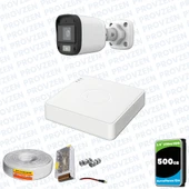 Provzen UNV Full HD 1 Kamera Renkli Gece Görüş Mikrofonlu Olay Anında bildirim thumbnail 1