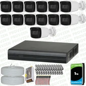 Provzen Dahua 13 Kameralı Full HD 40 Metre Gece Görüşlü Güvenlik Kamerası thumbnail 1