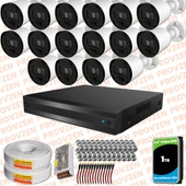 Provzen Rivo 16 Kameralı Geniş Açı Gece Görüşlü Güvenlik Kamerası thumbnail 1