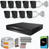 Provzen RV HiLook 9 Kameralı Full HD Geniş Açı Güvenlik Kamerası thumbnail 1