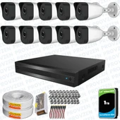 Provzen RV HiLook 10 Kameralı Full HD Geniş Açı Güvenlik Kamerası thumbnail 1