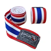 DragonDo 83818 Thailand Bayraklı 3,5 Metre Elastik Bandaj Boks Bandajı Muay Thai Bandajı Kick Boks Bandajı - 4