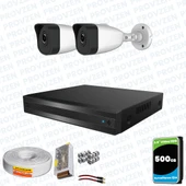 Provzen RV HiLook 2 Kameralı Full HD Geniş Açı Güvenlik Kamerası thumbnail 1