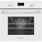 Femaş Beyaz Inci 3'lü Ankastre Set ( 5001 Multifonksiyon Beyaz Fırın + 3140 Ce Beyaz Cam Ocak+ Fd 102 Yatay Beyaz Cam Davlumbaz) thumbnail 3