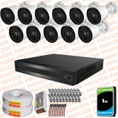 Provzen Rivo 11 Kameralı Geniş Açı Gece Görüşlü Güvenlik Kamerası thumbnail 1