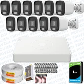 Provzen UNV Full HD 11 Kamera Renkli Gece Görüş Mikrofonlu Olay Anında bildirim thumbnail 1