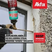 Akfix 805p Tabancalı Poliüretan Köpük 750 Ml - 5