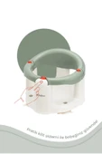 Babyjem Önden Açılır Banyo ve Mama Oturağı ve Minderi - 2 ' Li Set Soft Yeşil - 4