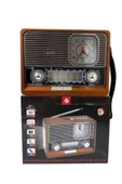 Nostaljik Vintage Radyo Taşınabilir Bluetooth Bağlantılı Hoparlör Radyo thumbnail 5