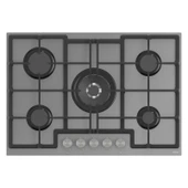 Ferre Flowart Gri Cam Ankastre Set D079 - ED038 75CM Woklu - QMS63CPR Turbolu thumbnail 3