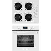 Femaş 2'li Ankastre Set ( B 3140 Ce  Beyaz Ankastre Ocak + 5001 Ankastre Fırın  ) thumbnail 1