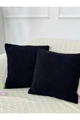 Peluş Teddy Puffy Dekoratif Dekoratif Hediyelik Kırlent - Yastık Kılıfı thumbnail 3