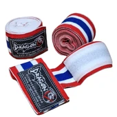 DragonDo 83818 Thailand Bayraklı 3,5 Metre Elastik Bandaj Boks Bandajı Muay Thai Bandajı Kick Boks Bandajı - 1