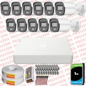 Provzen Hikvision ColorVu Full HD 11 Kameralı Gece Renkli Güvenlik Kamerası Olay Anında bildirim thumbnail 1