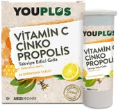 Youplus Vitamin C Çinko Propolis 20 Efervesan Tablet - 1