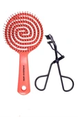Nascita Pro Üç Boyutlu Oval Saç Fırçası 02 + Mor Kirpik Kıvırıcı - 1