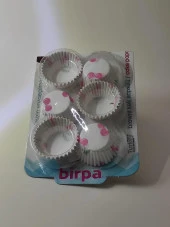 90'lı Browni Mini Kağıt Kek Kapsülü Mini Tart Kek Kapsülü Muffin Ekler Kalıbı Kiraz - 4