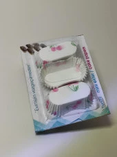 Mini Ekler Kapsülü Kağıt Kek Kapsülü Mini Tart Kek Kapsülü Muffin Ekler Kalıbı Kiraz - 5