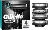 Gillette Mach3 Charcoal Yedek Tıraş Bıçağı 4'lü - Diş Beyazlatıcı Köpük Hediye thumbnail 2