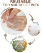 1Adet-Nefes Alabilir Görünmez Koruma Pedi – Kaymaz, Anti-Teşhir, Yıkanabilir thumbnail 7