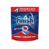 Finish Hepsi Bir Arada Max 22 Tablet Bulaşık Makinesi Deterjanı - 2